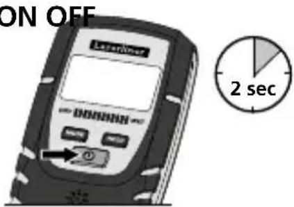 Laserliner MoistureFinder Compact - ON OFF - 1
