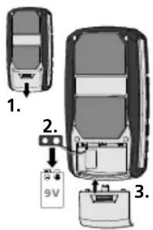 Laserliner MoistureFinder Compact - Lägga i batteriet - 1
