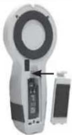 Laserliner CombiFinder Plus - Pariston asettaminen laitteeseen - 1