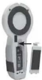 Laserliner CombiFinder Plus - Einsetzen der Batterie - 1