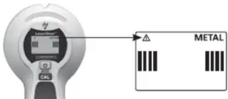 Laserliner CombiFinder Plus - Metal-scan : l'avertisseur de tension fonctionne - 1