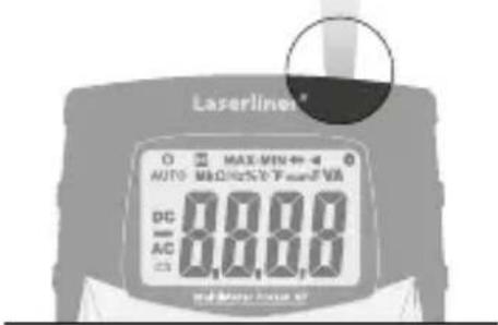 Laserliner MultiFinder Pro - Orifice de sortie de la DEL - 1