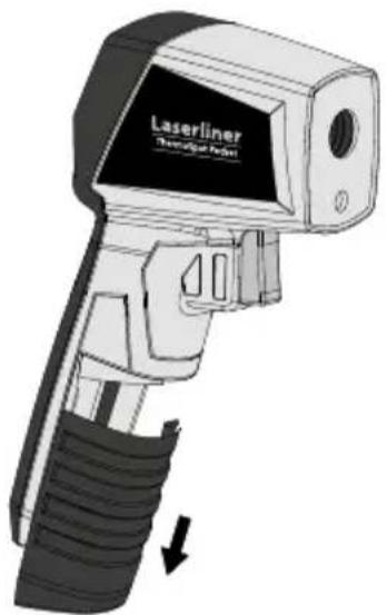 Laserliner ThermoSpot Pocket - Colocar a pilha - 1
