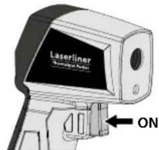 Laserliner ThermoSpot Pocket - ON/OFF - 1