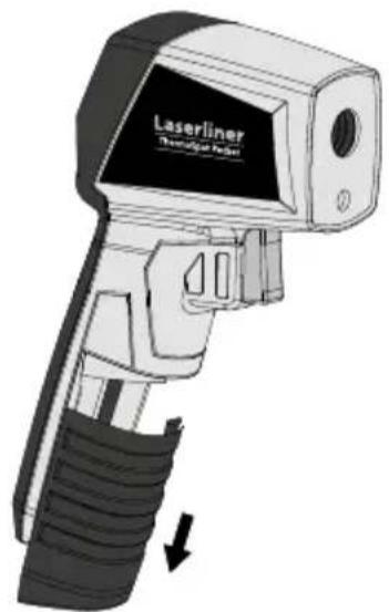 Laserliner ThermoSpot Pocket - Installation de la pile - 1