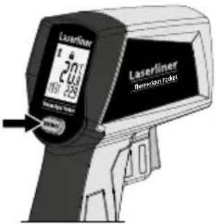Laserliner ThermoSpot Pocket - Affichage des valeurs max./min. - 1