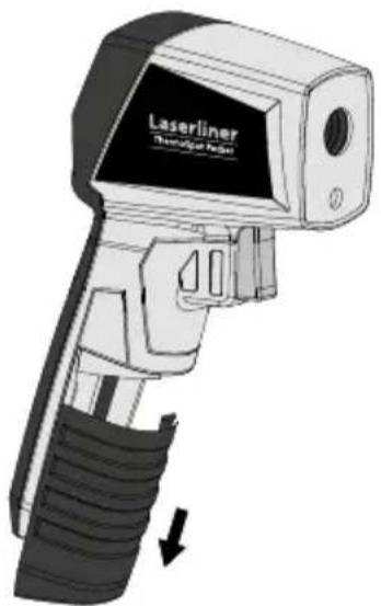 Laserliner ThermoSpot Pocket - Batterie einlegen - 1