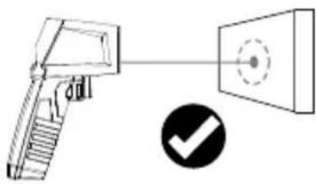 Laserliner ThermoSpot Pocket - Remarques relatives à la procédure de mesure - 1
