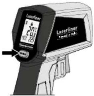 Laserliner ThermoSpot Pocket - Indicação Mín./Máx. - 1