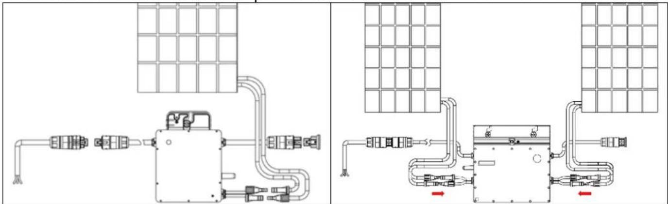 TECHNAXX TX200 - Connexion du panneau solaire (connexion CC) - 1