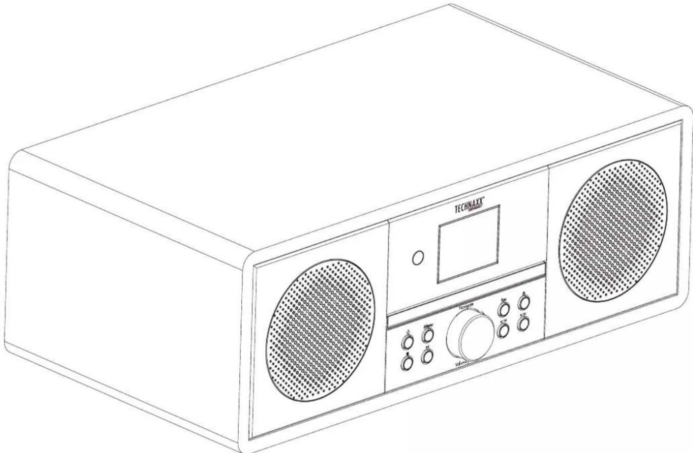 TECHNAXX TX187 - Technaxx *manuel d'utilisation DAB+ internet CD radio tx-187 - 1