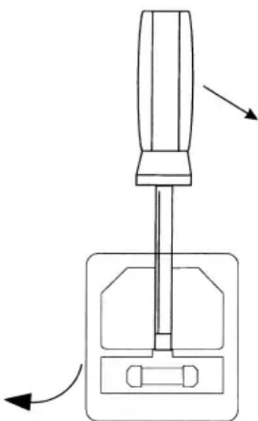 VOLTCRAFT SPS 1540 PFC - Replacing the Fuse (only for SPS 1525/1540 PFC) - 1