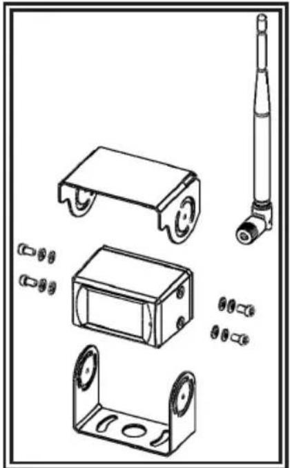 ECCO EC7008 - INSTRUCCIONES DE MONTAJE DE LA CÁMARA CON ABRAZADERA EN «U»: - 1