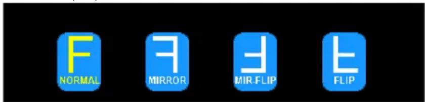 NORMAL MIRROR MIR.FLIP FLIP