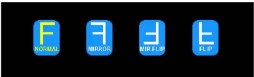 NORMAL MIRROR MIR.FLIP FLIP