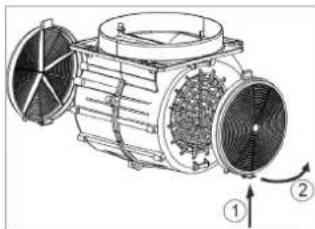 BOMANN DU 7609 G - Aktivkohlefilter für Umluftbetrieb einsetzen - 1