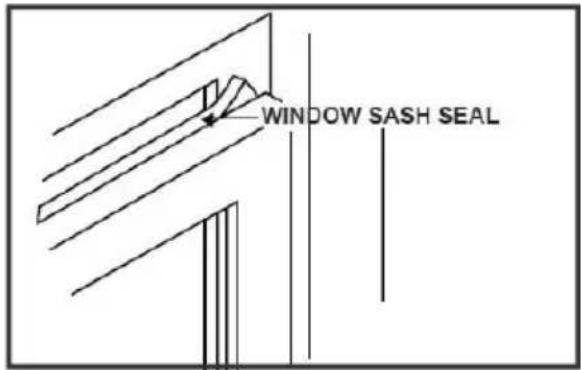 WINDOW SASH SEAL