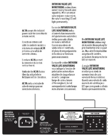 Bugera BVV3000 Infinium - Remarques importantes sur l'installation - 1