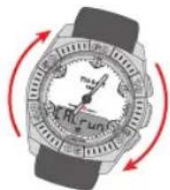TISSOT TRACE Touch Steel - RÉGLAGE > BOUSSOLE > CALIBRAGE BOUSSOLE - 3