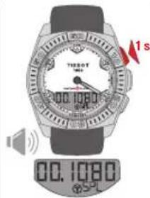 TISSOT TRACE Touch Steel - LAP (TEMPS PAR TOUR) > DONNÉES MÉMORISÉES - 11