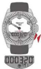 TISSOT TRACE Touch Steel - TIMER (COMPTEUR/COMPTE À REBOURS) - 8