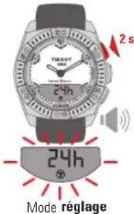 TISSOT TRACE Touch Steel - RÉGLAGE > UNITÉS - 2