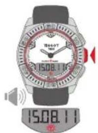 TISSOT TRACE Touch Steel - LAP (TEMPS PAR TOUR) > DONNÉES MÉMORISÉES - 14