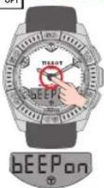 TISSOT TRACE Touch Steel - RÉGLAGE > SIGNAL SONORE - 1