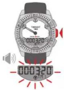 TISSOT TRACE Touch Steel - TIMER (COMPTEUR/COMPTE À REBOURS) - 5