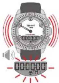 TISSOT TRACE Touch Steel - TIMER (COMPTEUR/COMPTE À REBOURS) - 6