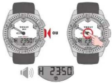 TISSOT TRACE Touch Steel - RÉGLAGE > CALIBRAGE DE LA FONCTION MARÉES - 4