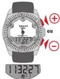TISSOT TRACE Touch Steel - RÉGLAGE > HEURES T1 & T2 - 4