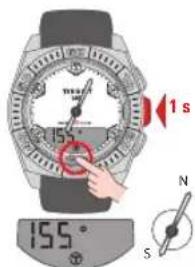 TISSOT TRACE Touch Steel - RÉGLAGE > BOUSSOLE > CALIBRAGE BOUSSOLE - 6