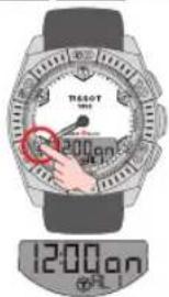 TISSOT TRACE Touch Steel - RÉGLAGE > ALARME - 1