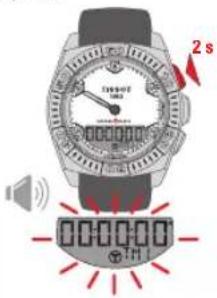 TISSOT TRACE Touch Steel - TIMER (COMPTEUR/COMPTE À REBOURS) - 3