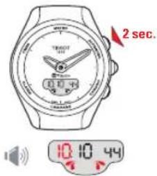 TISSOT TTOUCH Lady Solar Zermatt - HEURES T & T2 > RÉGLAGE - 3