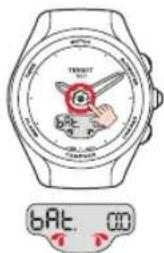 TISSOT TTOUCH Lady Solar Zermatt - BAT (BATTERIE) > LECTURE DU NIVEAU DE LA CHARGE - 1