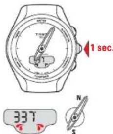 TISSOT TTOUCH Lady Solar Zermatt - COMPASS (BOUSSOLE) > CALIBRATION - 6