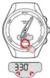 TISSOT TTOUCH Lady Solar Zermatt - COMPASS (BOUSSOLE) > LECTURE - 4