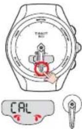 TISSOT TTOUCH Lady Solar Zermatt - COMPASS (BOUSSOLE) > CALIBRATION - 1