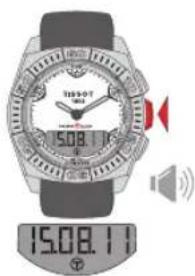 TISSOT TRACE Touch Aluminium - RÉGLAGE > OPTIONS - 8