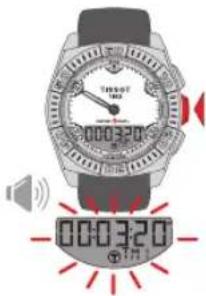 TISSOT TRACE Touch Aluminium - TIMER (COMPTEUR/COMPTE À REBOURS) - 5