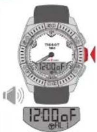 TISSOT TRACE Touch Aluminium - RÉGLAGE > ALARME - 2