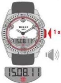TISSOT TRACE Touch Aluminium - RÉGLAGE > OPTIONS - 1