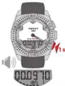 TISSOT TRACE Touch Aluminium - LAP (TEMPS PAR TOUR) > DONNÉES MÉMORISÉES - 9