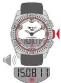 TISSOT TRACE Touch Aluminium - LAP (TEMPS PAR TOUR) > DONNÉES MÉMORISÉES - 1