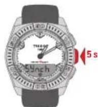 TISSOT TRACE Touch Aluminium - RÉGLAGE > SYNCHRONISATION - 5