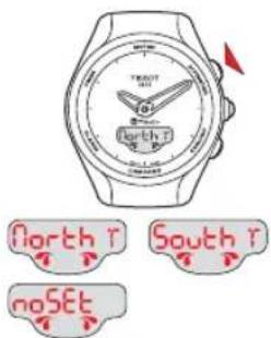 TISSOT TTOUCH Lady Solar Jungfraubahn - HÉMISPHÈRE ET ZONE CLIMATIQUE > RÉGLAGE - 7