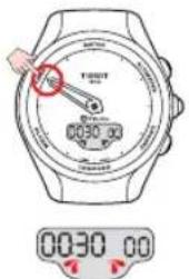 TISSOT TTOUCH Lady Solar Jungfraubahn - TIMER (COMPTE À REBOURS) > LECTURE - 2