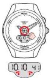 TISSOT TTOUCH Lady Solar Jungfraubahn - HEURES T & T2 > RÉGLAGE - 2